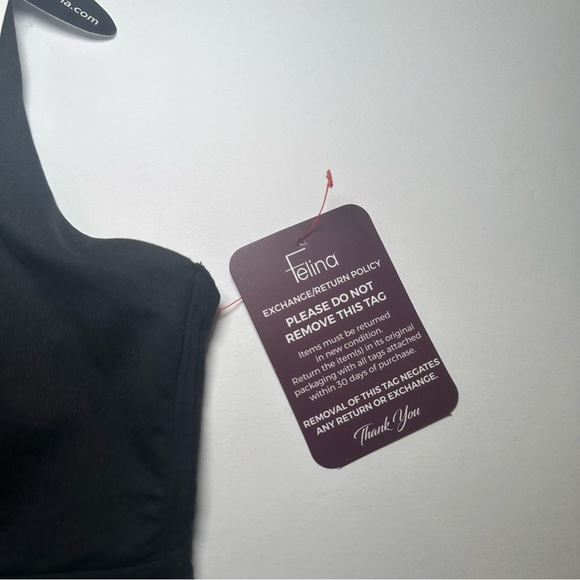 NWT Felina Black Blissful Comfort Bralette Size L/XL - Picture 5 of 9